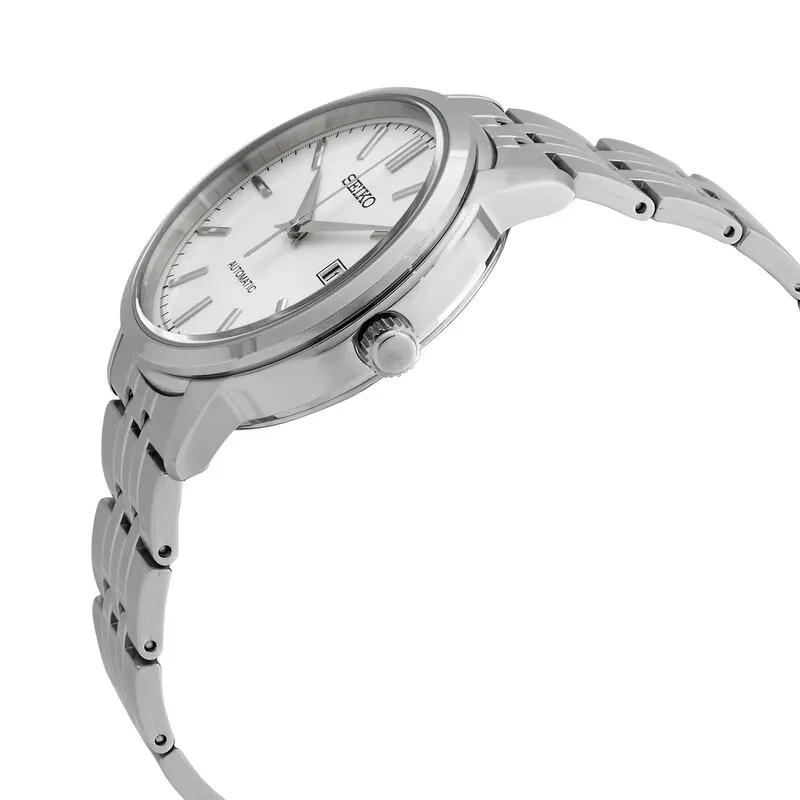 Seiko 5 Sports Silver Dial Automatic Men’s Watch- SRPH85K1